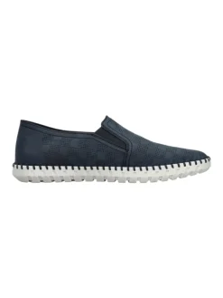 Sportliche Slipper in Blau