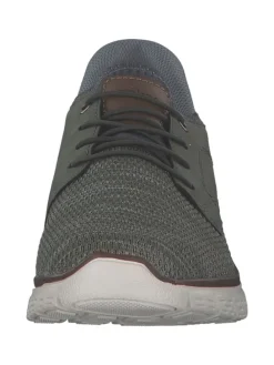 Sportliche Slipper in salbei/moor/nuss/rauch