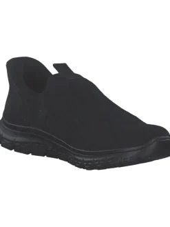 Sportliche Slipper in schwarz/schwarz