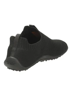 Sportliche Slipper in Schwarz