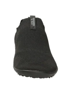 Sportliche Slipper in Schwarz
