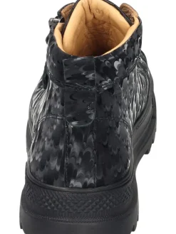 Sportliche Stiefeletten in schwarz