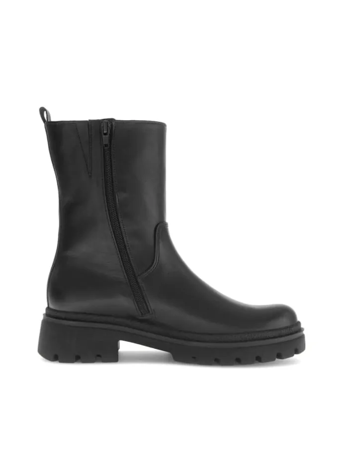Sportliche Stiefeletten in schwarz