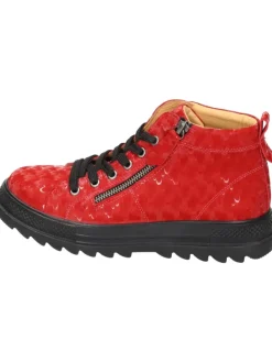 Sportliche Stiefeletten in rot