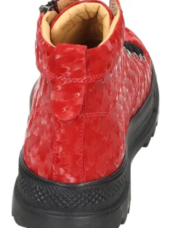 Sportliche Stiefeletten in rot