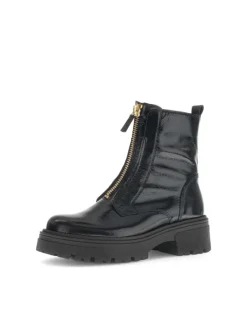 Sportliche Stiefeletten in schwarz