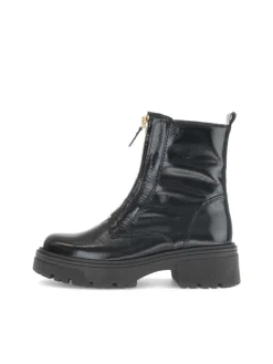 Sportliche Stiefeletten in schwarz