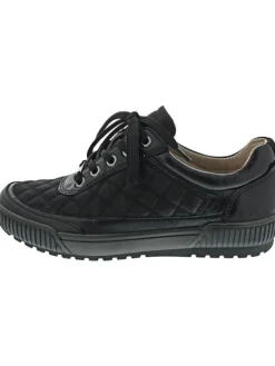 sportlicher Schnürer Schwarz