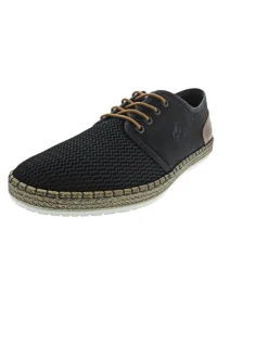 sportlicher Schnürer Schwarz