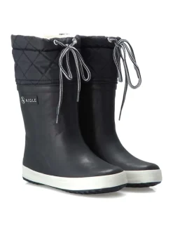 Stiefel Giboulee in marine/weiß