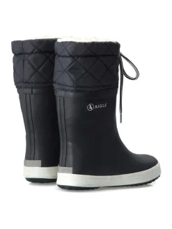 Stiefel Giboulee in marine/weiß