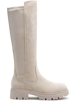 Stiefel in Beige