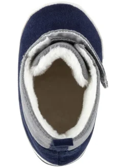 Stiefel in Dunkelblau/ Grau