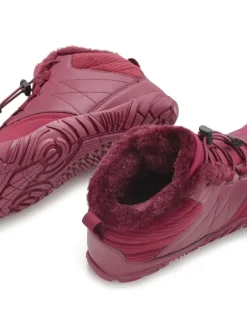 Stiefelette in beere-rot