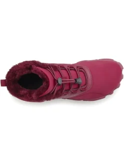 Stiefelette in beere-rot