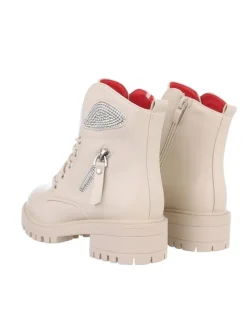 Stiefelette in Beige