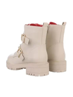 Stiefelette in Beige