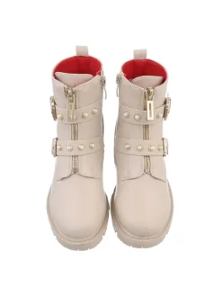 Stiefelette in Beige