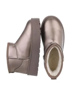 Stiefelette in Bronze