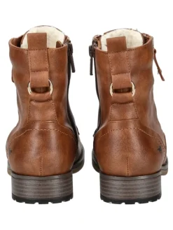 Stiefelette in Cognac