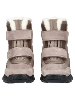 Stiefelette in Dunkelbeige