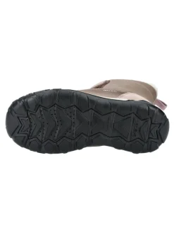 Stiefelette in Dunkelbeige