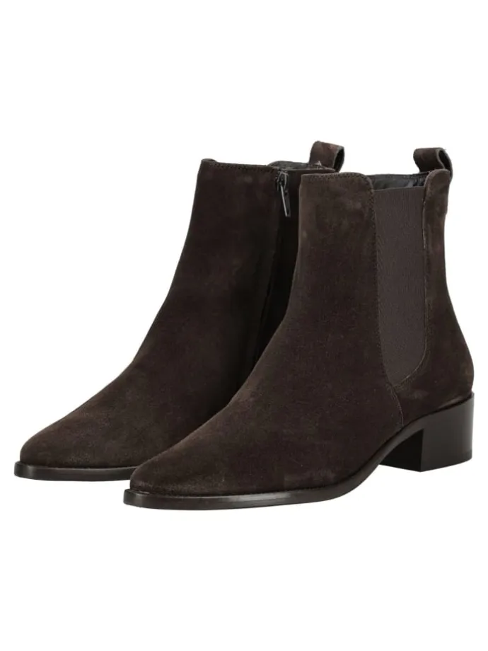 Stiefelette in Mocca