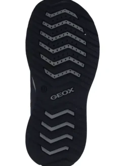 Stiefelette in Navy/Rot