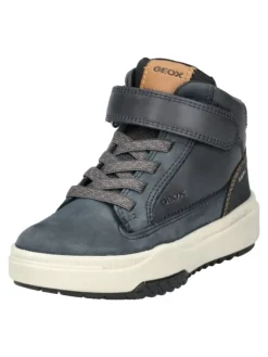 Stiefelette in Navy/Schwarz