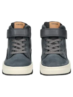 Stiefelette in Navy/Schwarz