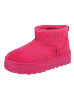 Stiefelette in Pink