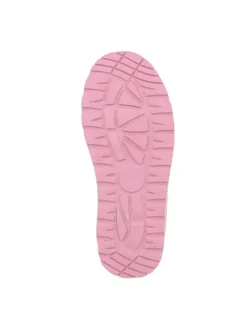 Stiefelette in Rosa und Weiß