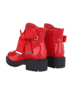 Stiefelette in Rot
