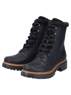 Stiefelette in Schwarz