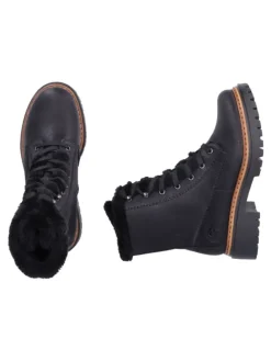 Stiefelette in Schwarz