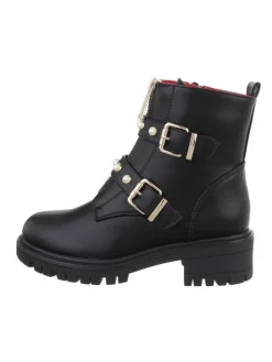 Stiefelette in Schwarz