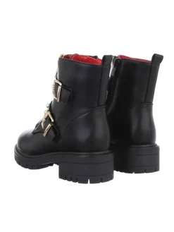 Stiefelette in Schwarz