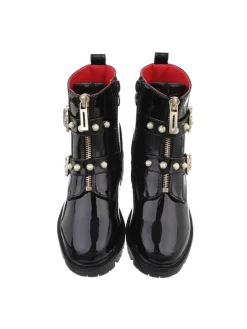 Stiefelette in Schwarz