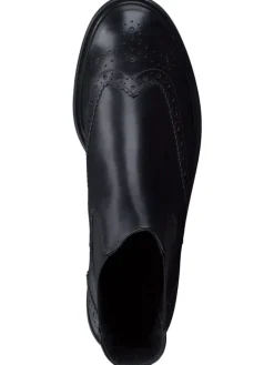 Stiefelette in Schwarz