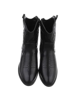 Stiefelette in Schwarz