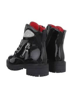 Stiefelette in Schwarz