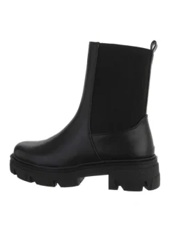 Stiefelette in Schwarz