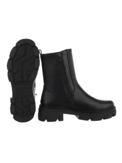 Stiefelette in Schwarz