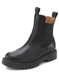 Stiefelette in schwarz