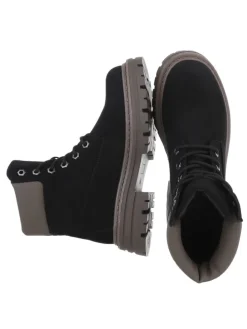 Stiefelette in Schwarz