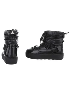 Stiefelette in Schwarz