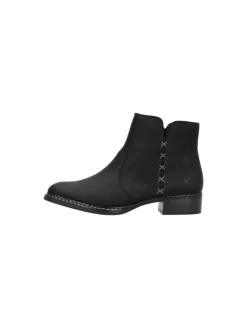 Stiefelette in schwarz