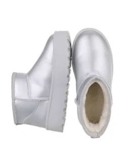 Stiefelette in Silber