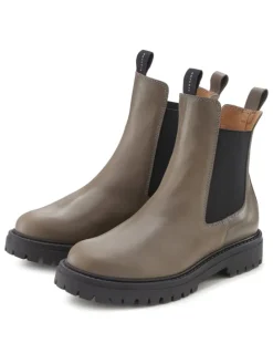 Stiefelette in taupe