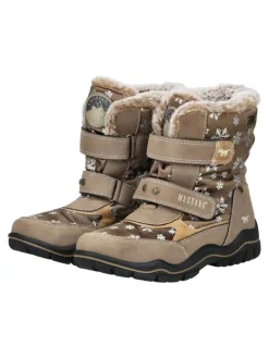 Stiefelette in Taupe